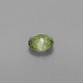Grenat démantoïde vert naturelle coupe roude, 0,47 ct, VVS-VS