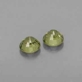 Achetez naturel ct jaune grenat démantoïde gems, coupe roude, en provenance namibie chez gemselect. en stock, livraison internationale!