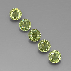 Achetez naturel 1,73ct vert grenat démantoïde gems, coupe roude, en provenance namibie chez gemselect. en stock, livraison internationale!
