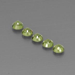 Achetez naturel 2,16ct vert grenat démantoïde gems, coupe roude, en provenance namibie chez gemselect. en stock, livraison internationale!