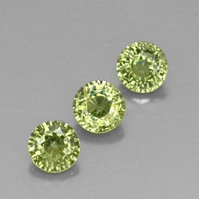 Achetez naturel 1,14ct vert grenat démantoïde gems, coupe roude, en provenance namibie chez gemselect. en stock, livraison internationale!