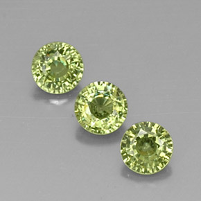 Achetez naturel 1,14ct vert grenat démantoïde gems, coupe roude, en provenance namibie chez gemselect. en stock, livraison internationale!
