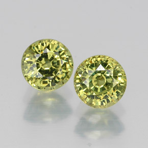 Achetez naturel ct vert grenat démantoïde gems, coupe roude, en provenance namibie chez gemselect. en stock, livraison internationale!