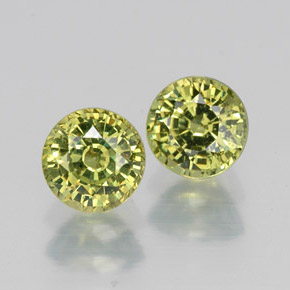 Achetez naturel ct vert grenat démantoïde gems, coupe roude, en provenance namibie chez gemselect. en stock, livraison internationale!