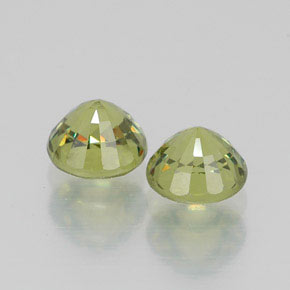Achetez naturel ct vert grenat démantoïde gems, coupe roude, en provenance namibie chez gemselect. en stock, livraison internationale!