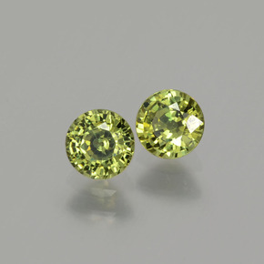 Achetez naturel ct vert grenat démantoïde gems, coupe roude, en provenance namibie chez gemselect. en stock, livraison internationale!