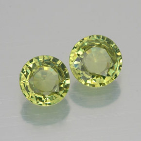Achetez naturel ct vert grenat démantoïde gems, coupe roude, en provenance namibie chez gemselect. en stock, livraison internationale!