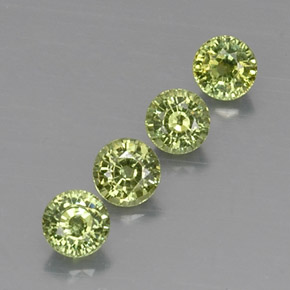 Achetez naturel ct vert grenat démantoïde gems, coupe roude, en provenance namibie chez gemselect. en stock, livraison internationale!
