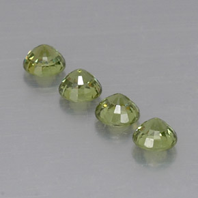 Achetez naturel ct vert grenat démantoïde gems, coupe roude, en provenance namibie chez gemselect. en stock, livraison internationale!