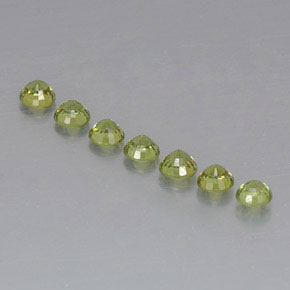 Achetez naturel ct vert grenat démantoïde gems, coupe roude, en provenance namibie chez gemselect. en stock, livraison internationale!