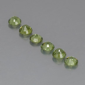 Achetez naturel ct vert grenat démantoïde gems, coupe roude, en provenance namibie chez gemselect. en stock, livraison internationale!