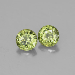Achetez naturel ct vert grenat démantoïde gems, coupe roude, en provenance namibie chez gemselect. en stock, livraison internationale!