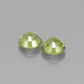 Achetez naturel ct vert grenat démantoïde gems, coupe roude, en provenance namibie chez gemselect. en stock, livraison internationale!