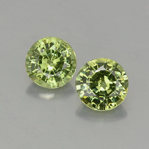 Achetez naturel ct vert grenat démantoïde gems, coupe roude, en provenance namibie chez gemselect. en stock, livraison internationale!