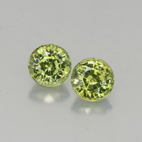 Achetez naturel ct vert grenat démantoïde gems, coupe roude, en provenance namibie chez gemselect. en stock, livraison internationale!
