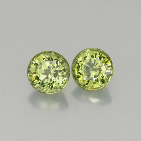 Achetez naturel ct vert grenat démantoïde gems, coupe roude, en provenance namibie chez gemselect. en stock, livraison internationale!
