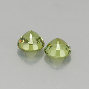 Achetez naturel ct vert grenat démantoïde gems, coupe roude, en provenance namibie chez gemselect. en stock, livraison internationale!