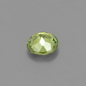 Grenat démantoïde vert naturelle coupe roude, 0,43 ct, VS-SI