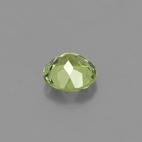 Grenat démantoïde vert naturelle coupe roude, 0,47 ct, VS