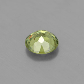 Grenat démantoïde vert naturelle coupe roude, 0,63 ct, VS-SI