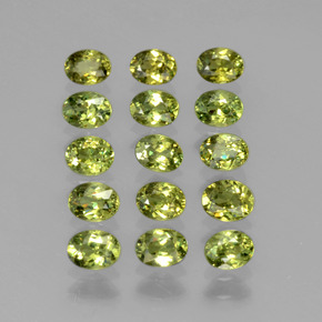 Achetez naturel 3.34ct Vert chaud Grenat Démantoïde gems, Coupe ovale, En provenance Namibie chez GemSelect. En stock, livraison internationale!