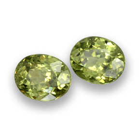 Achetez naturel 0.94ct Vert chaud Grenat Démantoïde gems, Coupe ovale, En provenance Namibie chez GemSelect. En stock, livraison internationale!