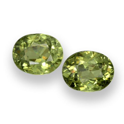 Achetez naturel 0,93ct vert grenat démantoïde gems, coupe ovale, en provenance namibie chez gemselect. en stock, livraison internationale!