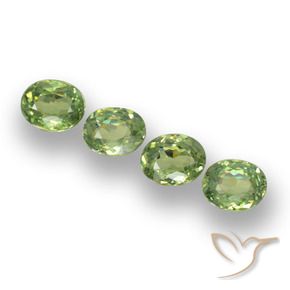 Shop natural 1.23ct Vert chaud Grenat démantoïde gems, ovale, from Namibie at GemSelect. In stock, global shipping!
