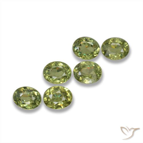 1.88ctw Naturel Vert moyen Grenat démantoïde, ovale, VS