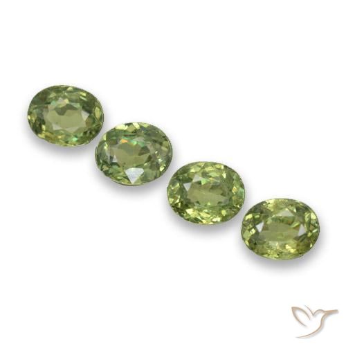 1.80ctw Naturel Vert moyen Grenat démantoïde, ovale, VS