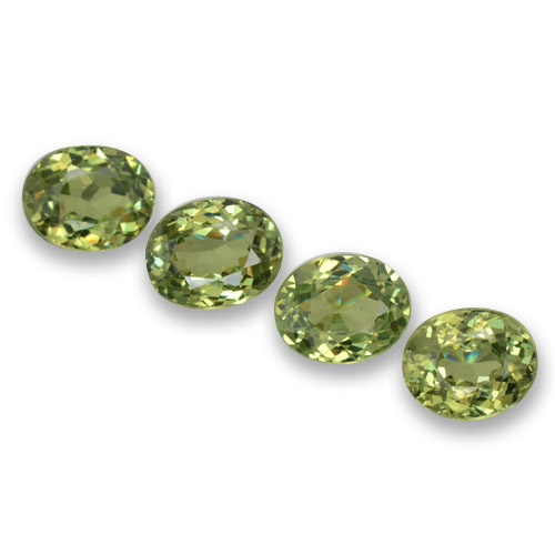 Achetez naturel 1,66ct vert grenat démantoïde gems, coupe ovale, en provenance namibie chez gemselect. en stock, livraison internationale!