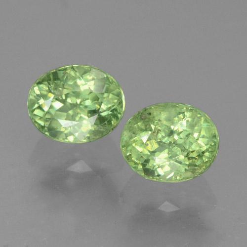 Achetez naturel 0.83ct Vert moyen Grenat Démantoïde gems, Coupe ovale, En provenance Namibie chez GemSelect. En stock, livraison internationale!