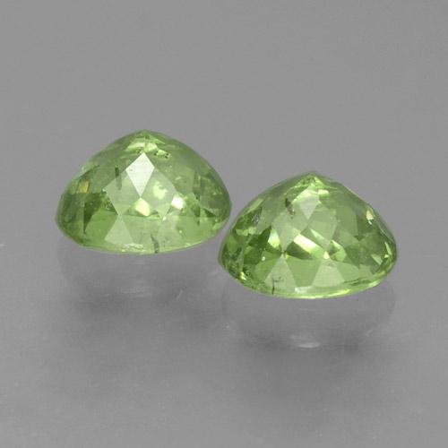 Achetez naturel 0.83ct Vert moyen Grenat Démantoïde gems, Coupe ovale, En provenance Namibie chez GemSelect. En stock, livraison internationale!