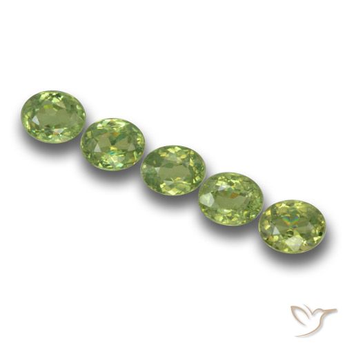 1.76ctw Naturel Vert moyen Grenat démantoïde, ovale, VS