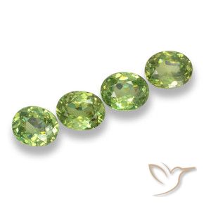 Shop natural 1.51ct Vert jaunâtre Grenat démantoïde gems, ovale, from Namibie at GemSelect. In stock, global shipping!