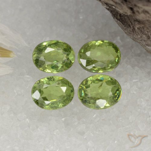 Achetez naturel 1,59ct vert grenat démantoïde gems, coupe ovale, en provenance namibie chez gemselect. en stock, livraison internationale!