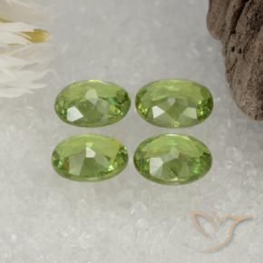 Achetez naturel 1,59ct vert grenat démantoïde gems, coupe ovale, en provenance namibie chez gemselect. en stock, livraison internationale!