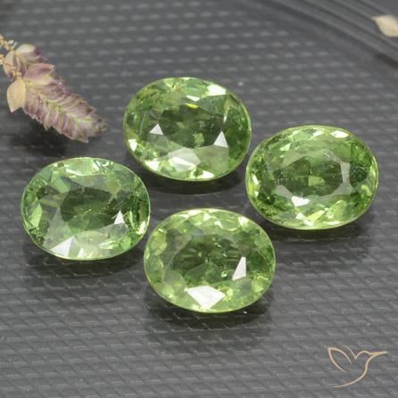 Shop natural 1.67ct Vert moyen Grenat démantoïde gems, ovale, from Namibie at GemSelect. In stock, global shipping!