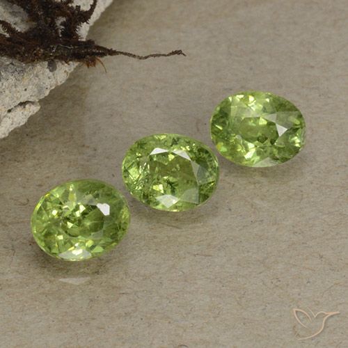 1.26ctw Naturel Vert forêt léger Grenat démantoïde, ovale, VS-SI