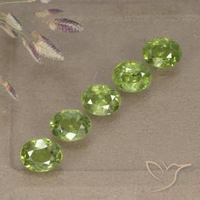 Shop natural 2.66ct Vert jaunâtre Grenat démantoïde gems, ovale, from Namibie at GemSelect. In stock, global shipping!