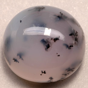 Agate dendritique multicolore naturelle transparent, 33,46 ct, transparent / translucide