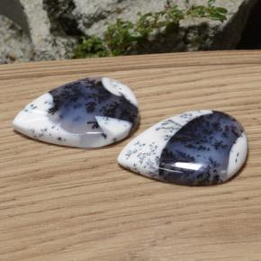 Achetez naturel ct multicolore agate dendritique gems, en forme de poire, en provenance inde chez gemselect. en stock, livraison internationale!