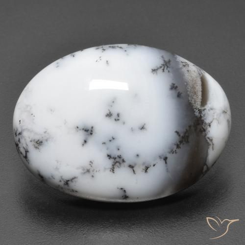 15.40ct Naturel Multicolore Dendritique Agate, ovale, Opaque