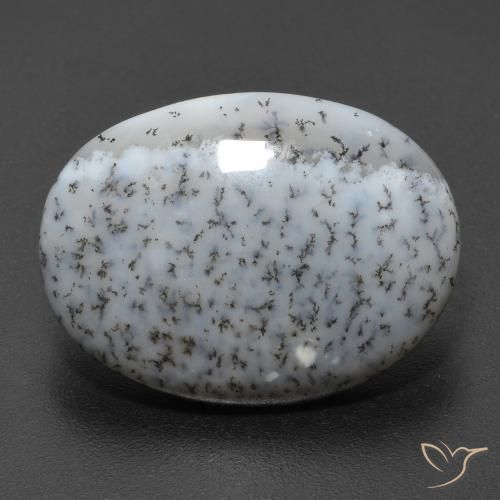 11.20ct Naturel Multicolore Dendritique Agate, ovale, Opaque