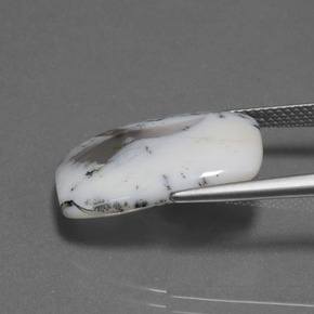 Calcédoine dendritique Multicolore naturelle Coupe coussin, 10.32 ct, Translucide