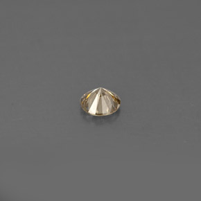 Diamant jaune naturelle coupe roude, 0,17 ct, VVS-VS