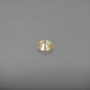 Diamant jaune naturelle coupe roude, 0,18 ct, VS