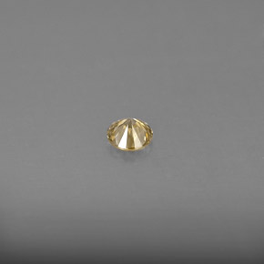 Diamant jaune naturelle coupe roude, 0,17 ct, VS