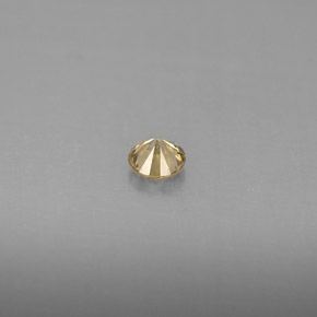 Diamant jaune naturelle coupe roude, 0,20 ct, VS
