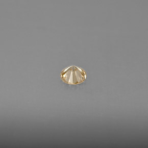 Diamant Champagne naturelle Coupe roude, 0.16 ct, VS